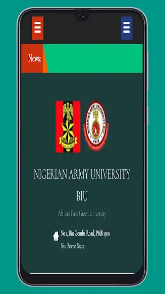 Play NIGERIAN ARMY UNIVERSITY BIU {NAUB}  and enjoy NIGERIAN ARMY UNIVERSITY BIU {NAUB} with UptoPlay